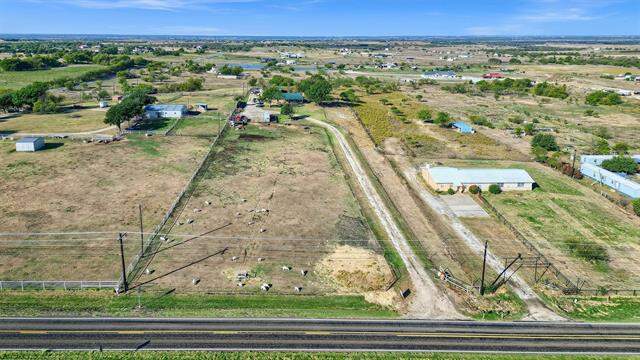 Aerial view featuring a rural view at 2350 N N Louisiana Drive, Celina, TX 75009