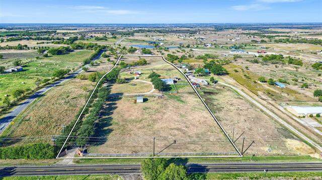 Birds eye view of property featuring a rural view at 2260 N Louisiana Drive, Celina, TX 75009