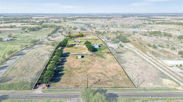 Aerial view featuring a rural view at 2260 N Louisiana Drive, Celina, TX 75009