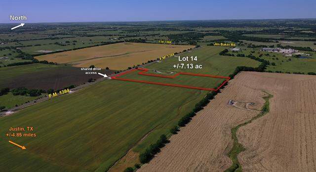 Lot 14 F.m. 1384, Justin, TX 76247, Justin