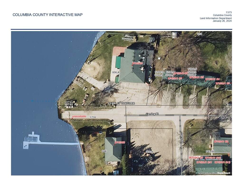 W10960 Corning Street, WI 53955 MLS 1970186 properties