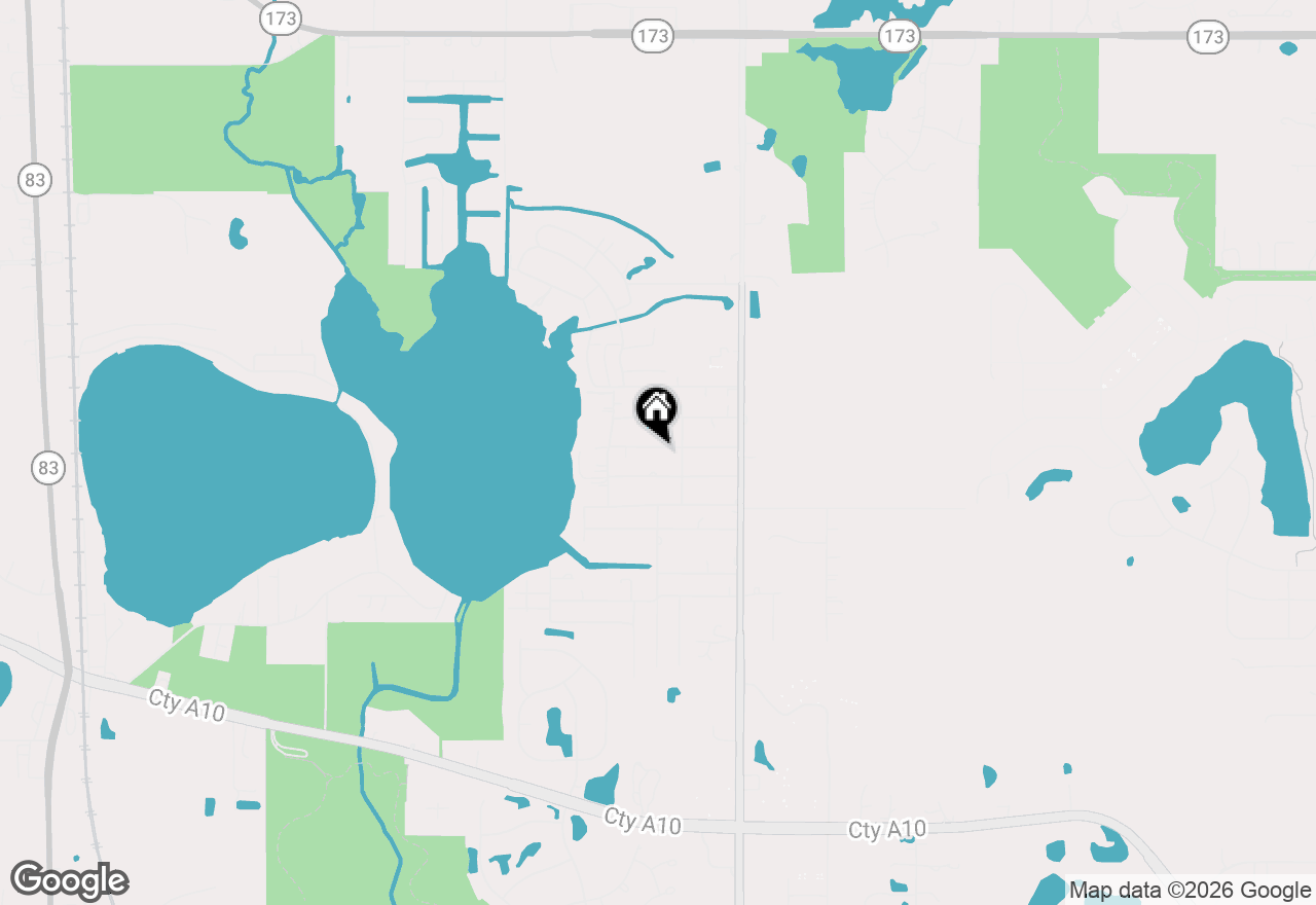 Map of 22171 W Pineview Drive, Antioch, IL 60002