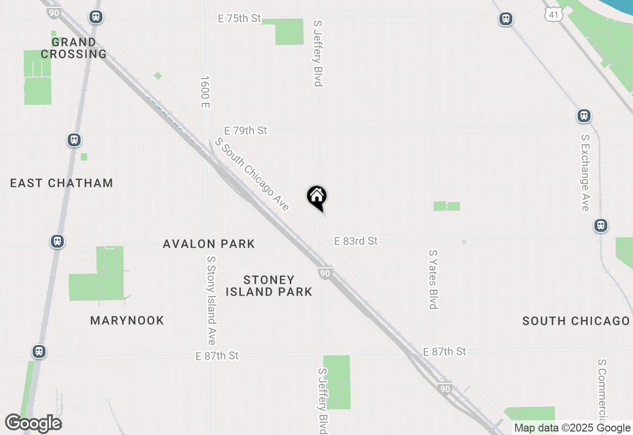 Map of 8206 S Jeffery Boulevard #6, Chicago, IL 60617