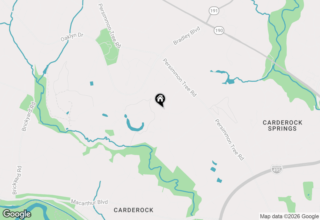 Map of 9110 Willow Gate Lane, Bethesda, MD 20817