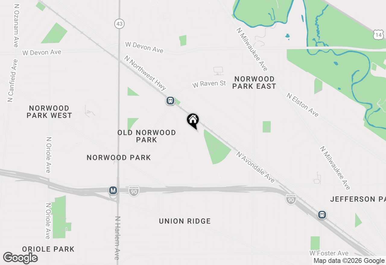 Map of 5901 N Newark Avenue, Chicago, IL 60631