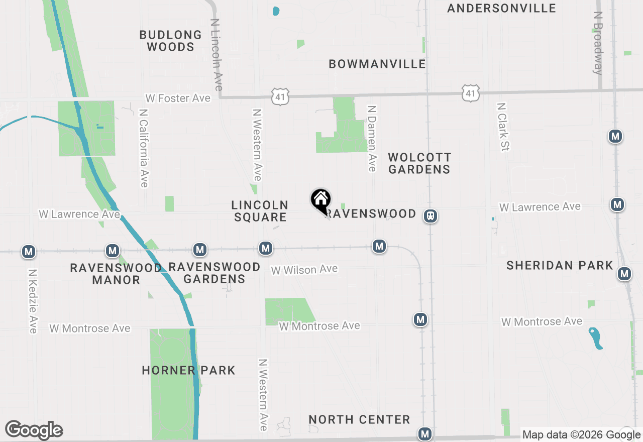 Map of 2176 W Giddings Street #3W, Chicago, IL 60625