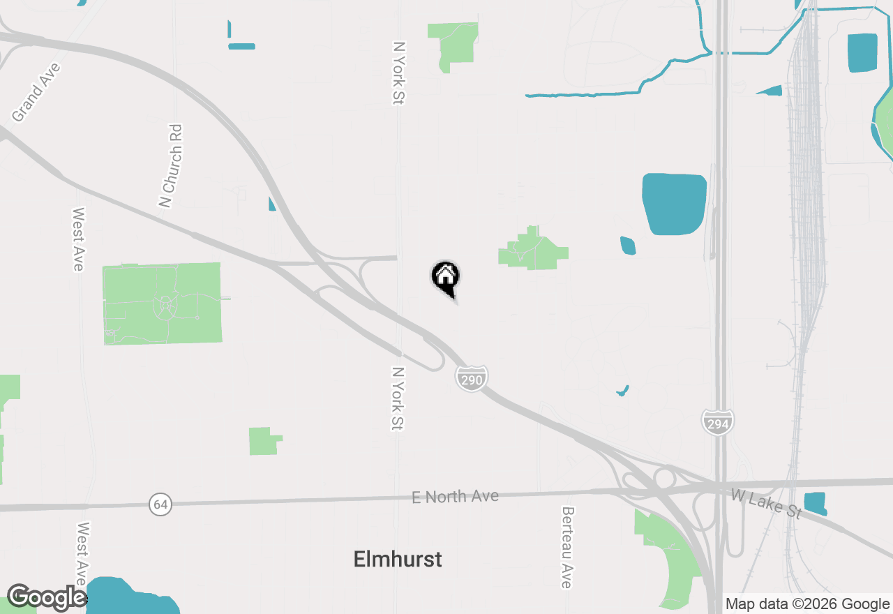 Map of 553 N Kenilworth Avenue, Glen Ellyn, IL 60137