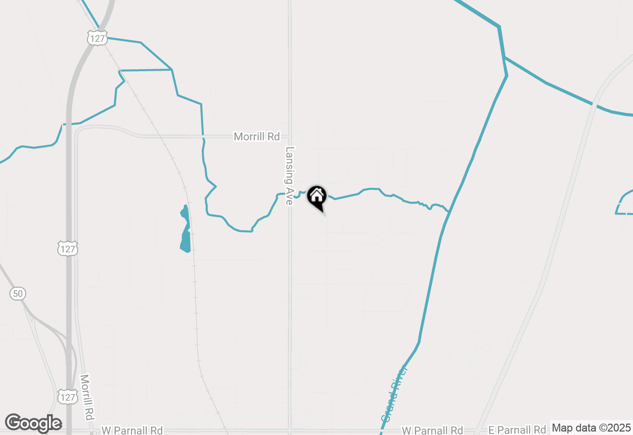 Map of 411 Burt Avenue, Jackson, MI 49201