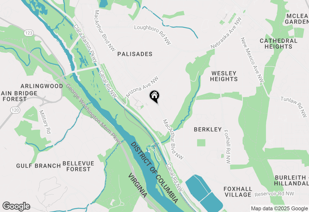 Map of 5305 Dana Place Nw #1, Washington, DC 20016