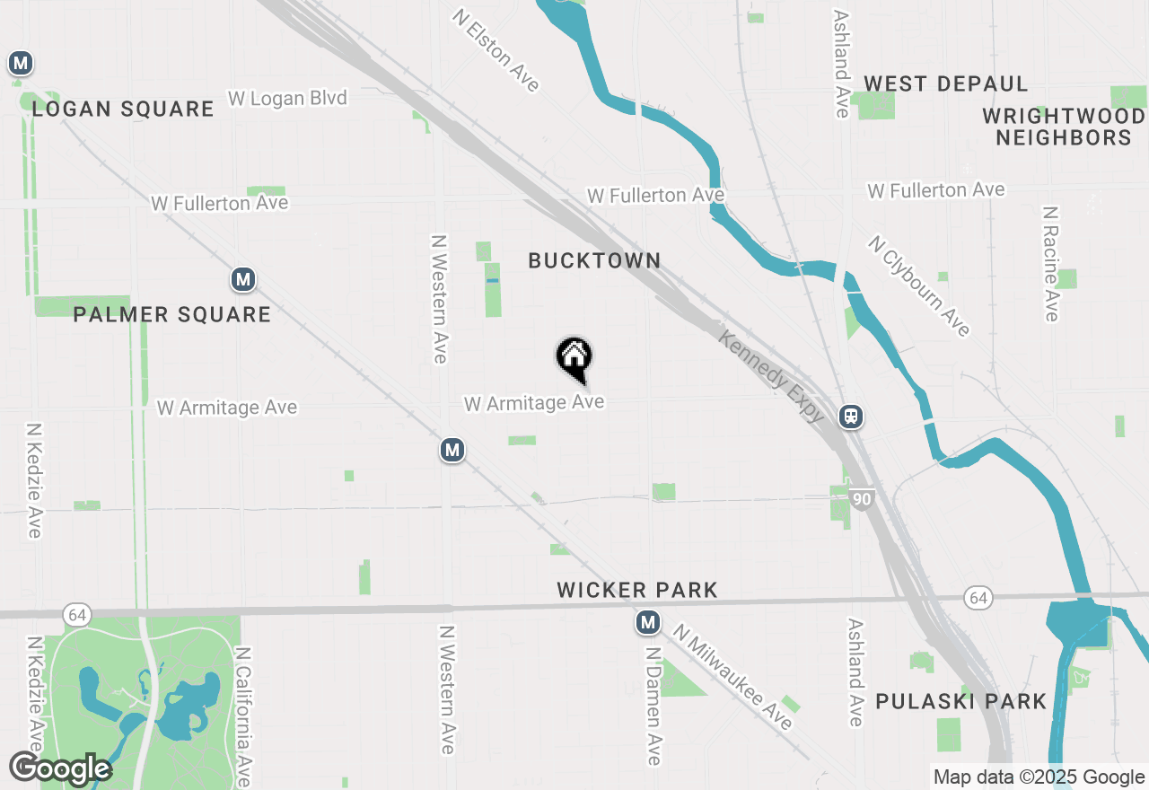 Map of 2126 W Armitage Avenue #4, Chicago, IL 60647