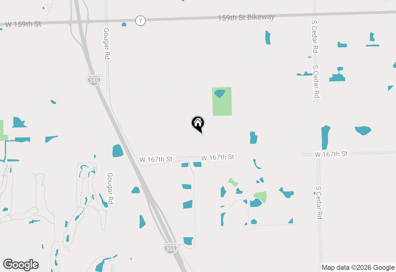 Map of 16538 S Winding Creek Lane, Lockport, IL 60441