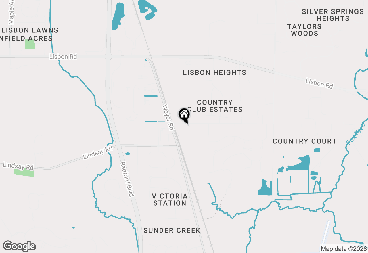 Map of N47W22683 Weyer Rd, Pewaukee, WI 53072