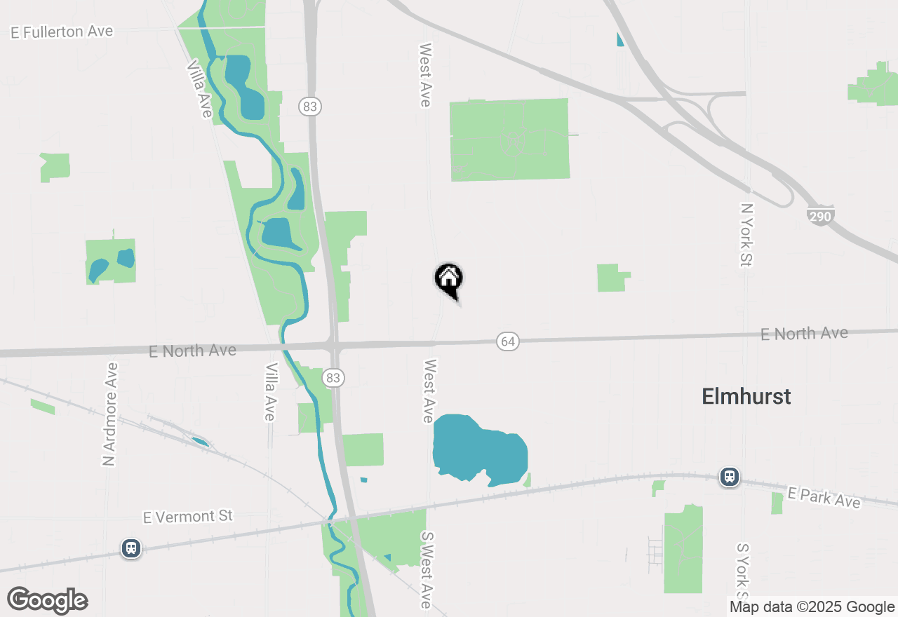 Map of 330 N Oaklawn Avenue, Elmhurst, IL 60126