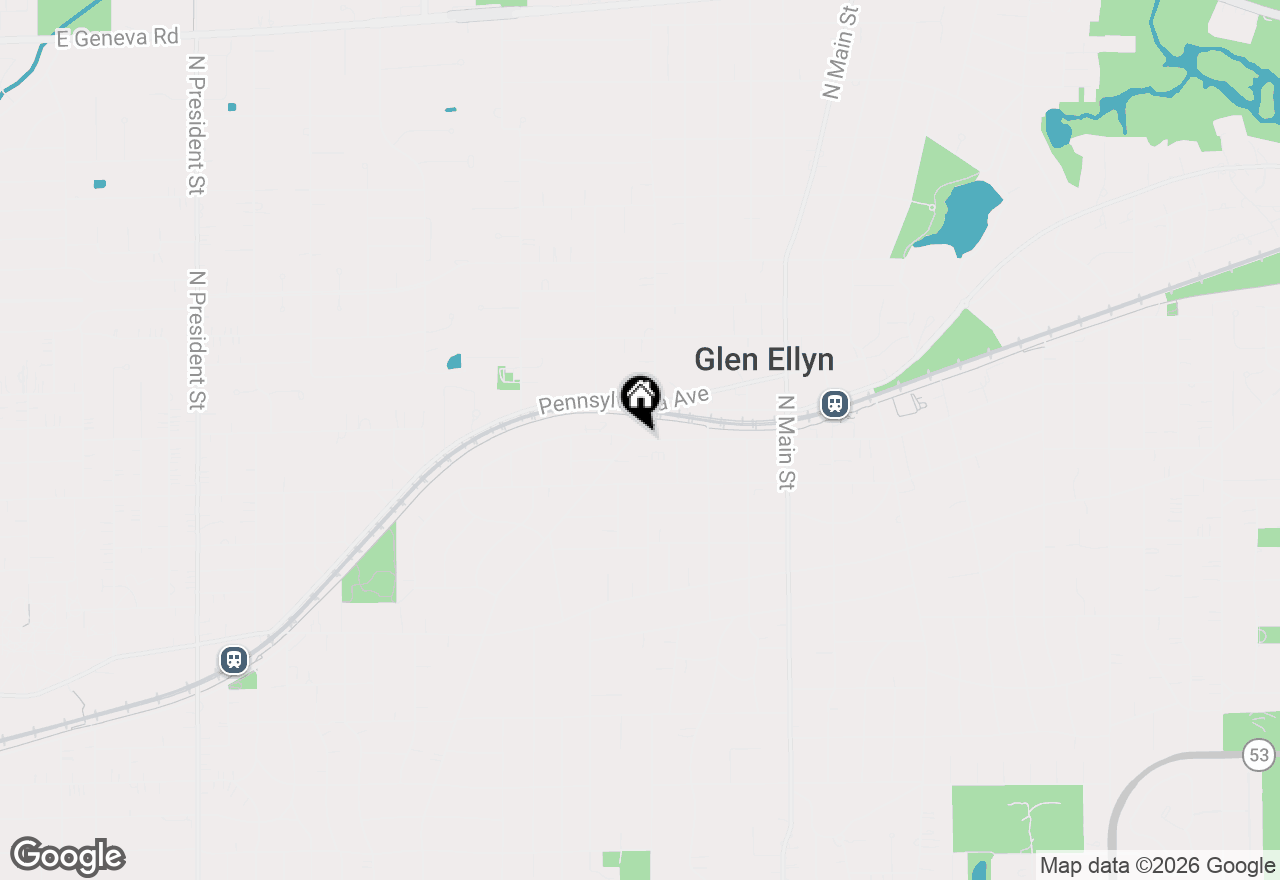 Map of 385 Duane Street #304, Glen Ellyn, IL 60137
