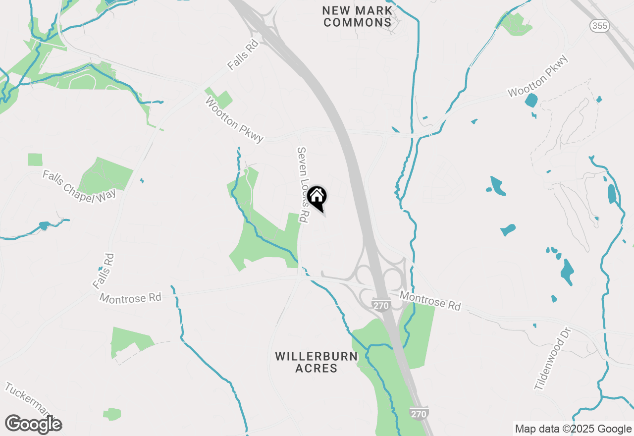 Map of 12547 Ansin Circle Drive, Potomac, MD 20854