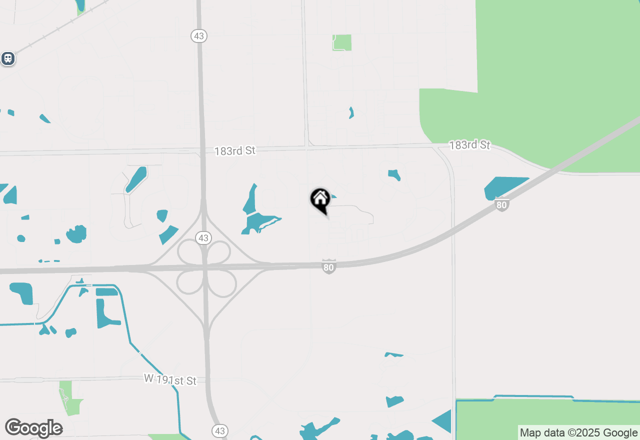 Map of 18568 W Point Drive, Tinley Park, IL 60477