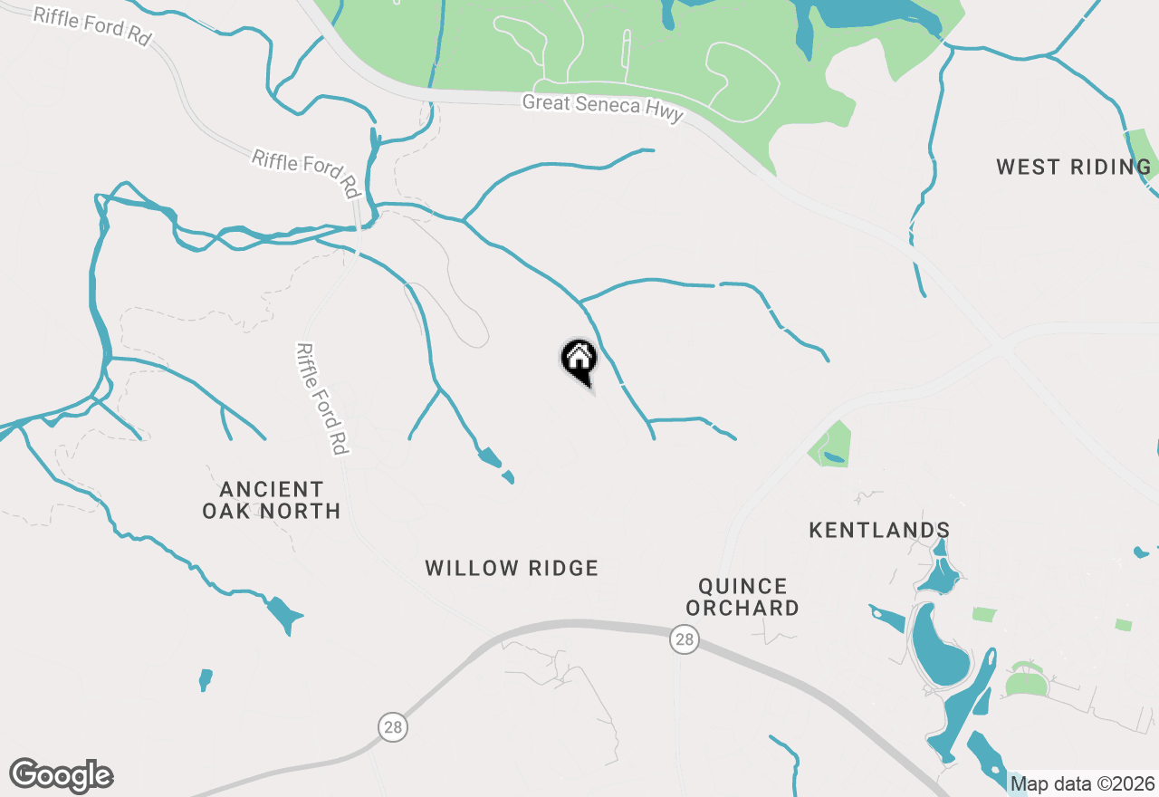 Map of 12413 Pueblo Road, Gaithersburg, MD 20878