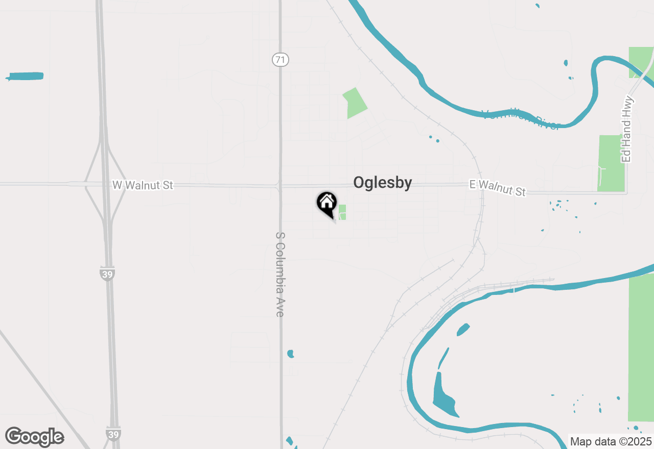 Map of 303 W 2nd Street, Oglesby, IL 61348