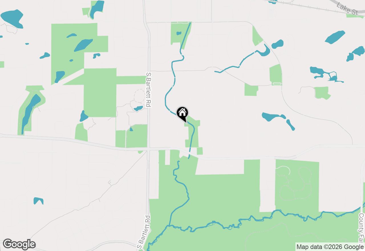 Map of 134 Pipers Drive, Bartlett, IL 60103