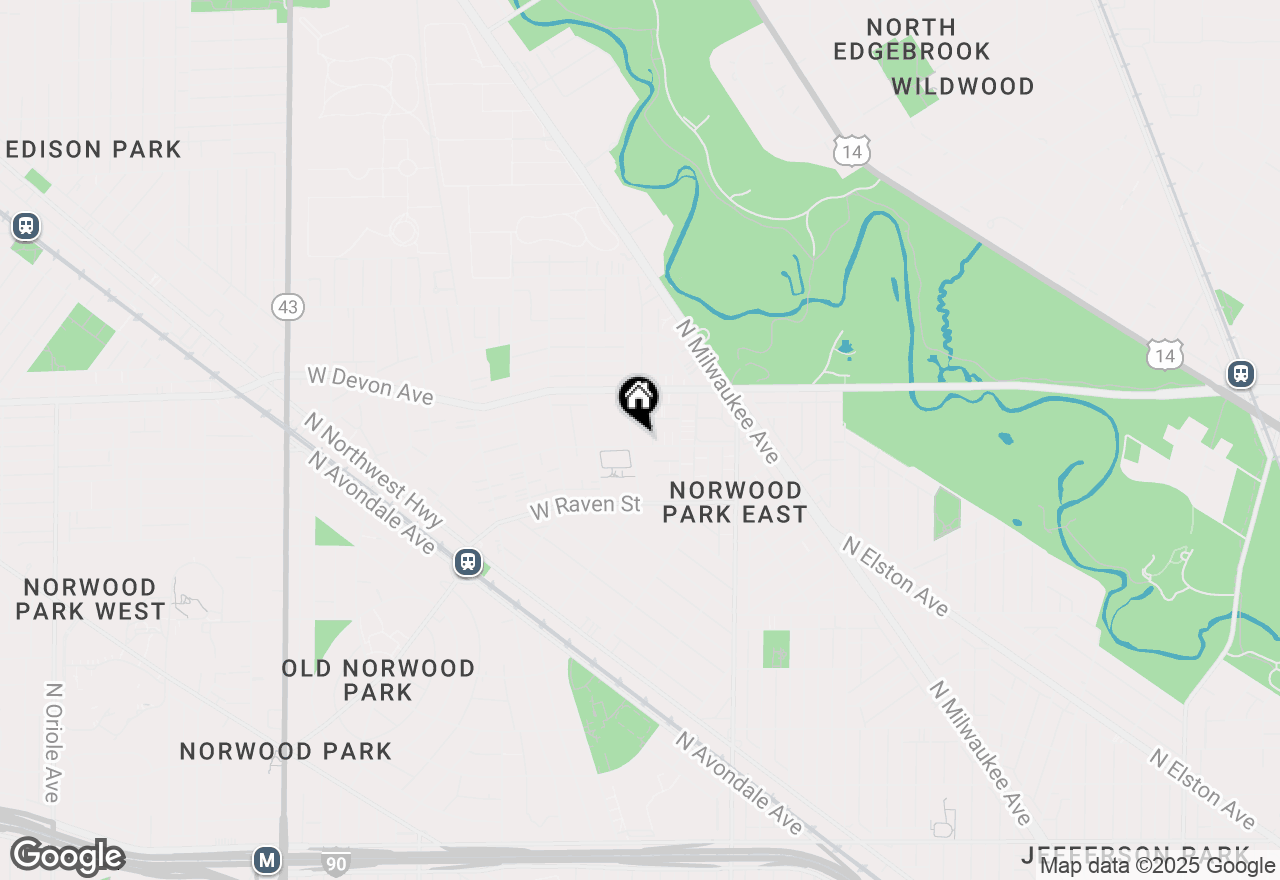 Map of 6544 W Palatine Avenue, Chicago, IL 60631