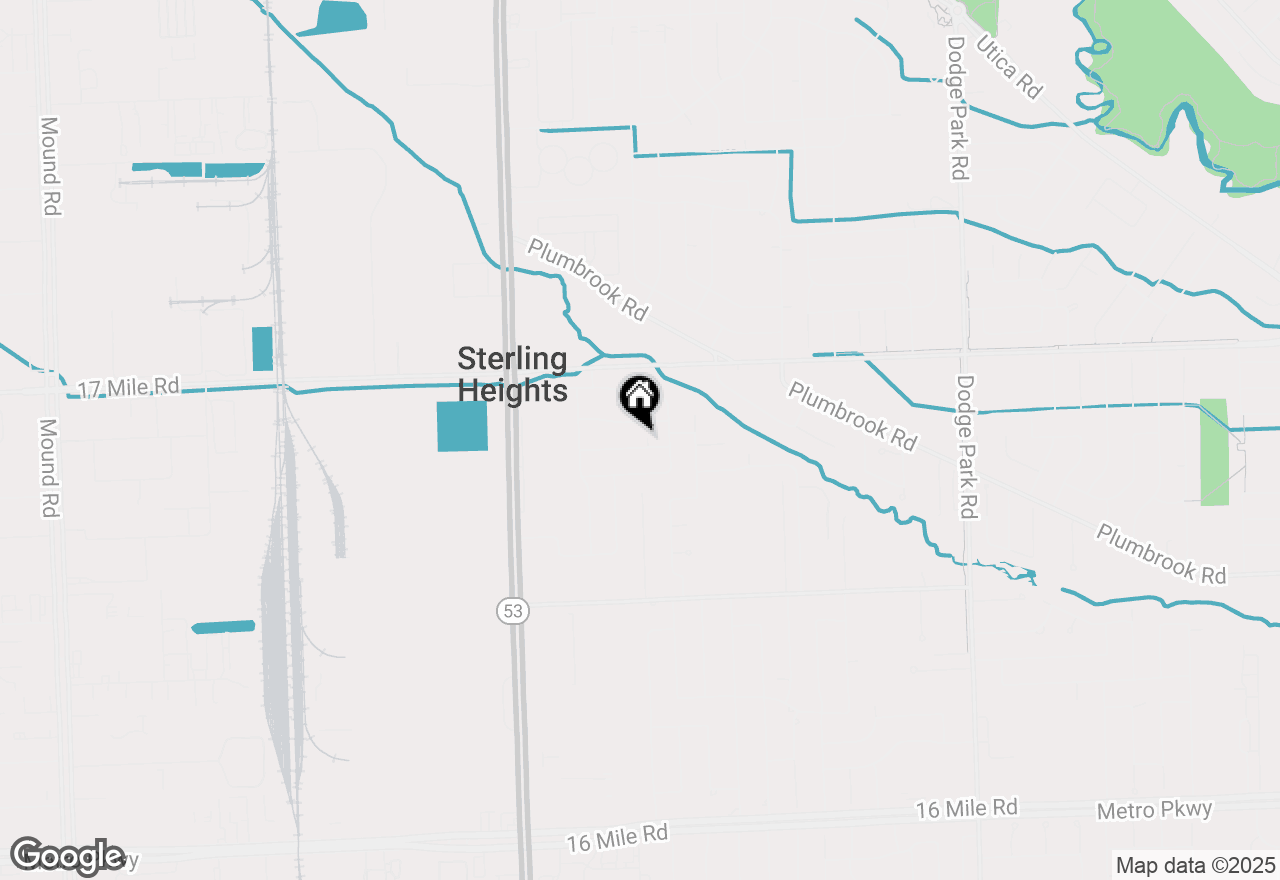 Map of 8439 Doncaster Drive, Sterling Heights, MI 48312