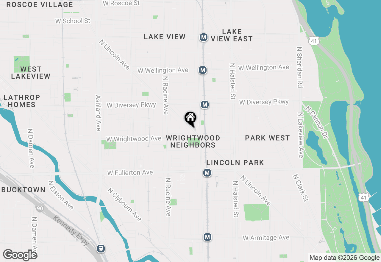 Map of 2636 N Lincoln Avenue, Chicago, IL 60614