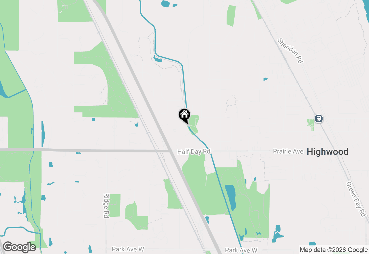 Map of 1210 North Avenue, Highland Park, IL 60035