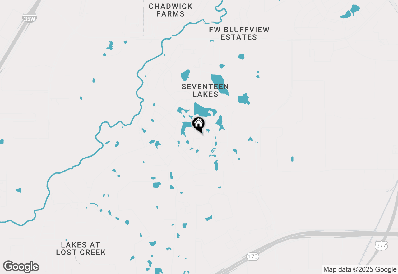 Map of 14601 Donner Trail, Fort Worth, TX 76262