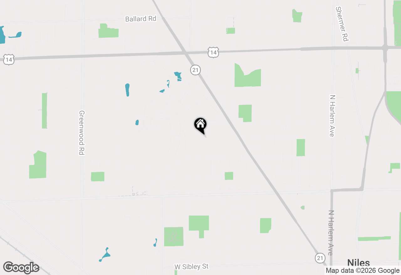 Map of 8277 N Wisner Street, Niles, IL 60714
