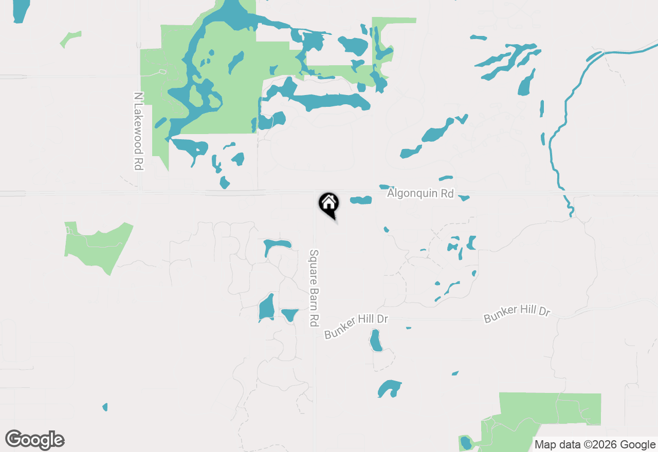 Map of 3 Walbridge Court, Algonquin, IL 60102