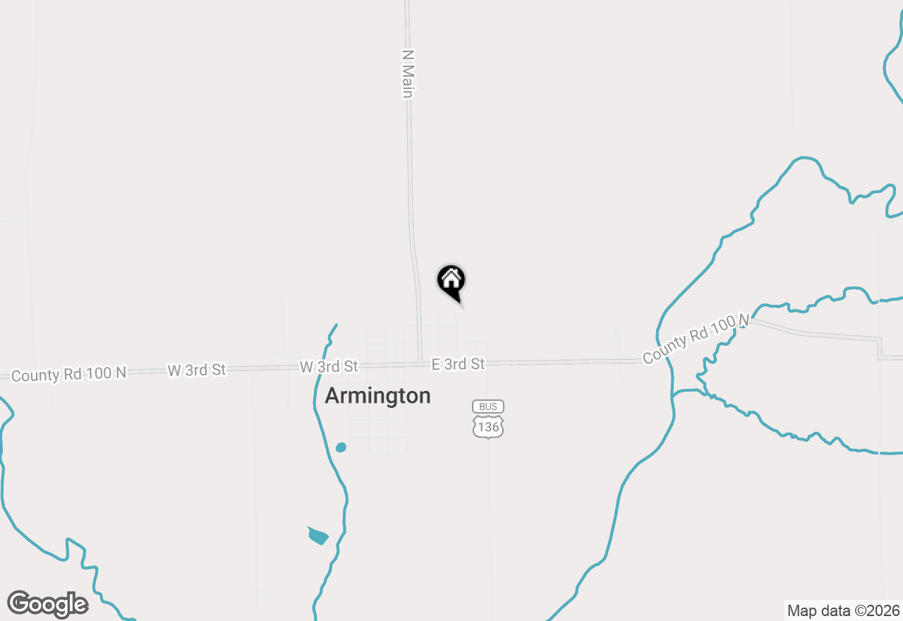 Map of 307 N Vine Street, Armington, IL 61721