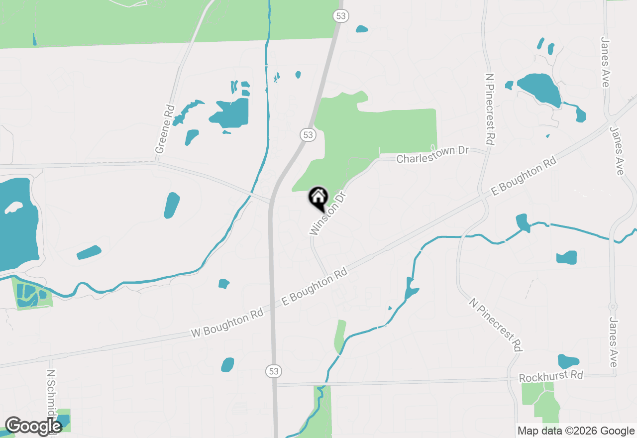 Map of 168 Winston Drive, Bolingbrook, IL 60440