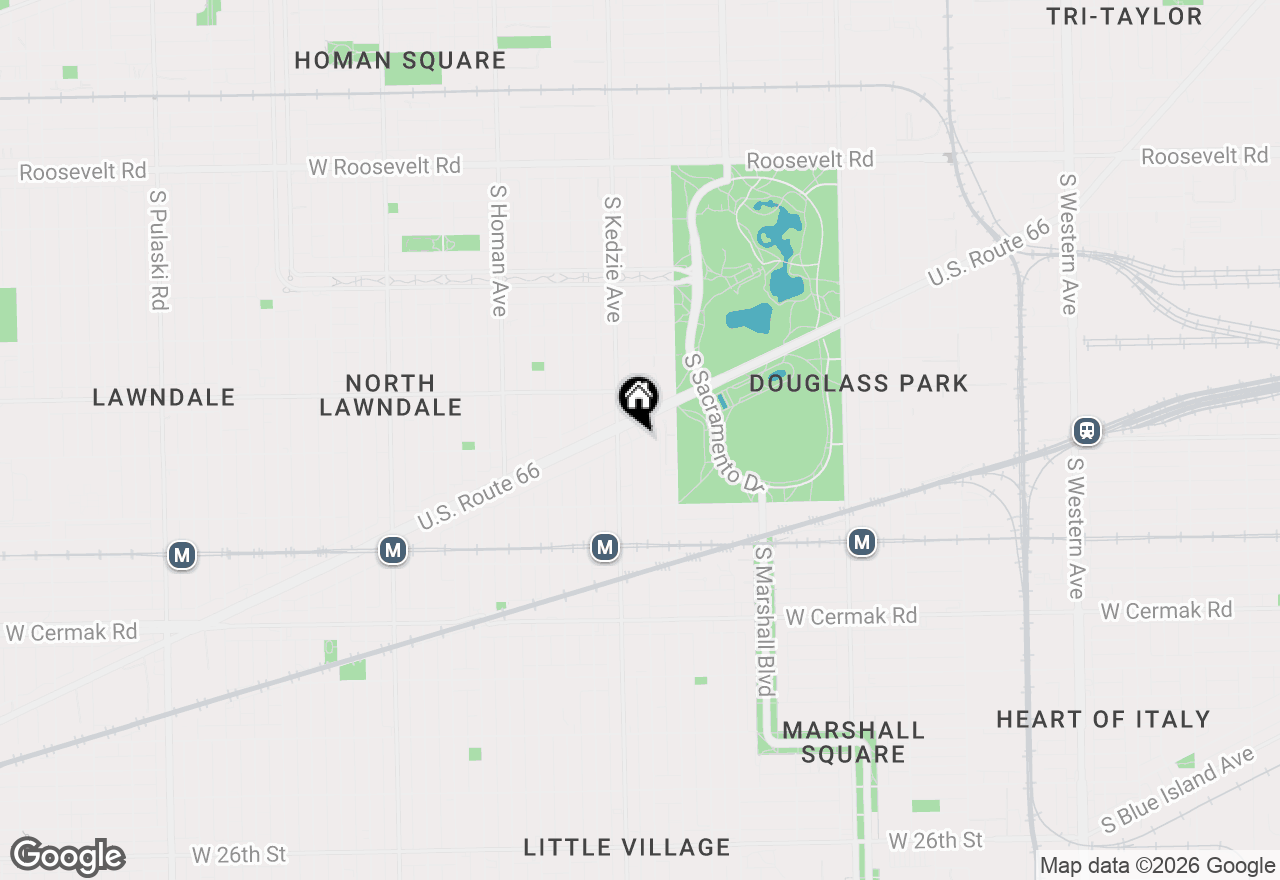 Map of 1656 S Troy Street, Chicago, IL 60623