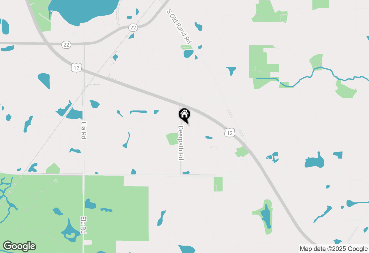 Map of 312 Foxfire Drive, Lake Zurich, IL 60047