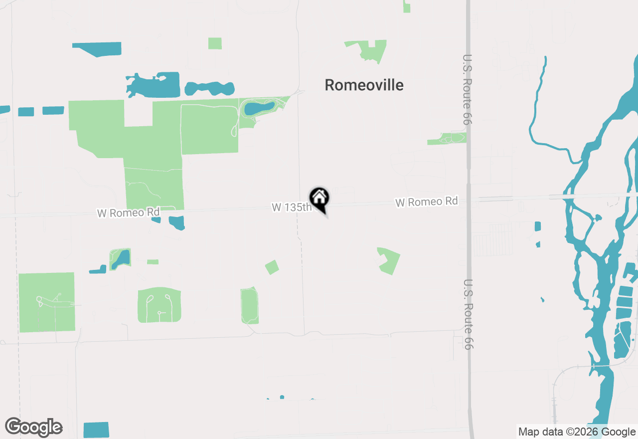 Map of 336 Hemlock Avenue, Romeoville, IL 60446