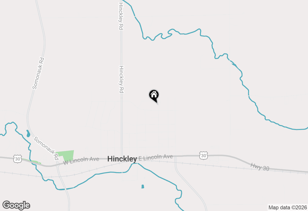 Map of 630 Rustic Way, Hinckley, IL 60520