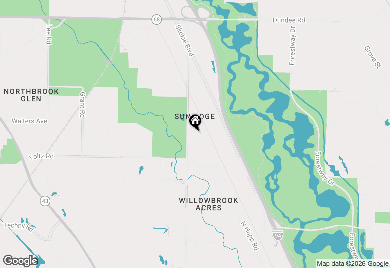 Map of 329 Chipili Drive, Northbrook, IL 60062