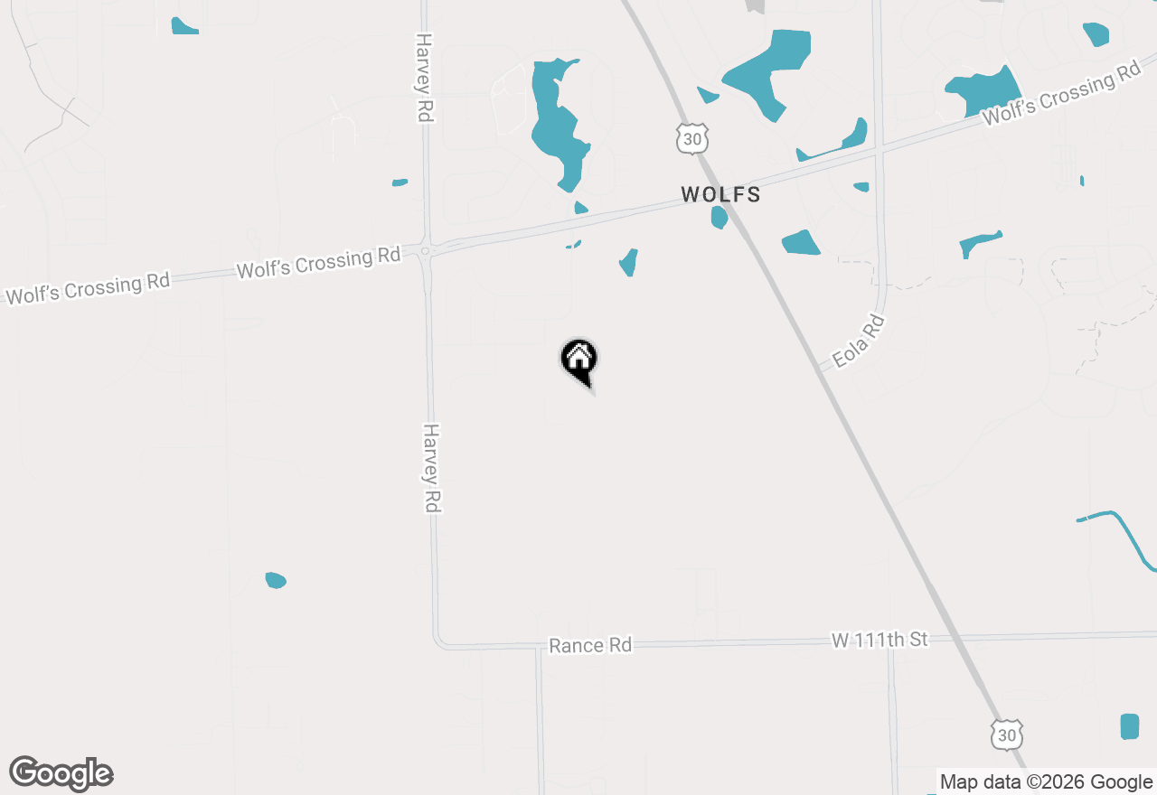 Map of 235 Cooney Way, Oswego, IL 60543