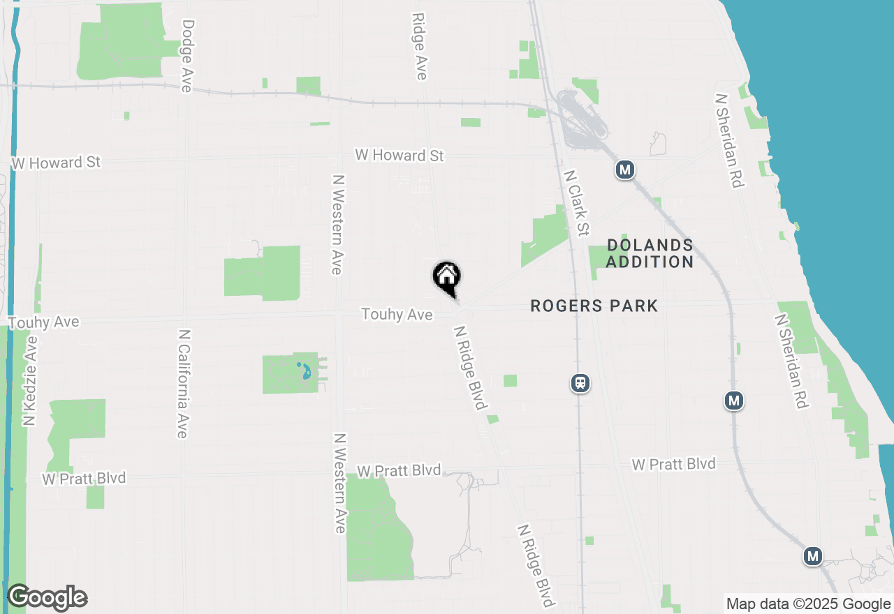 Map of 7200 N Ridge Boulevard #2C, Chicago, IL 60645
