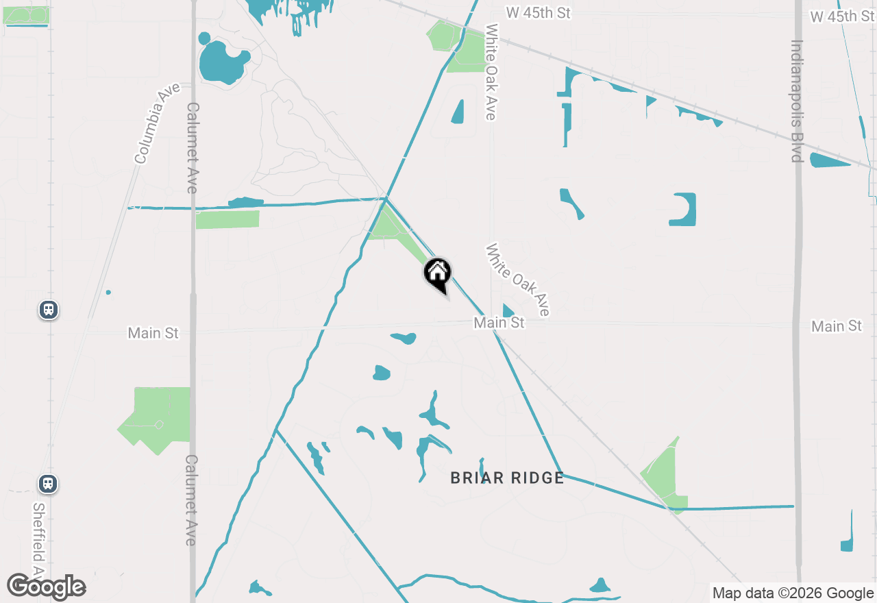 Map of 1427 Brandywine Drive, Munster, IN 46321
