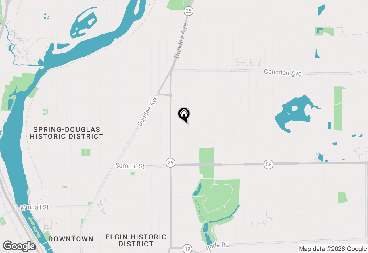 Map of 644 Columbia Avenue, Elgin, IL 60120