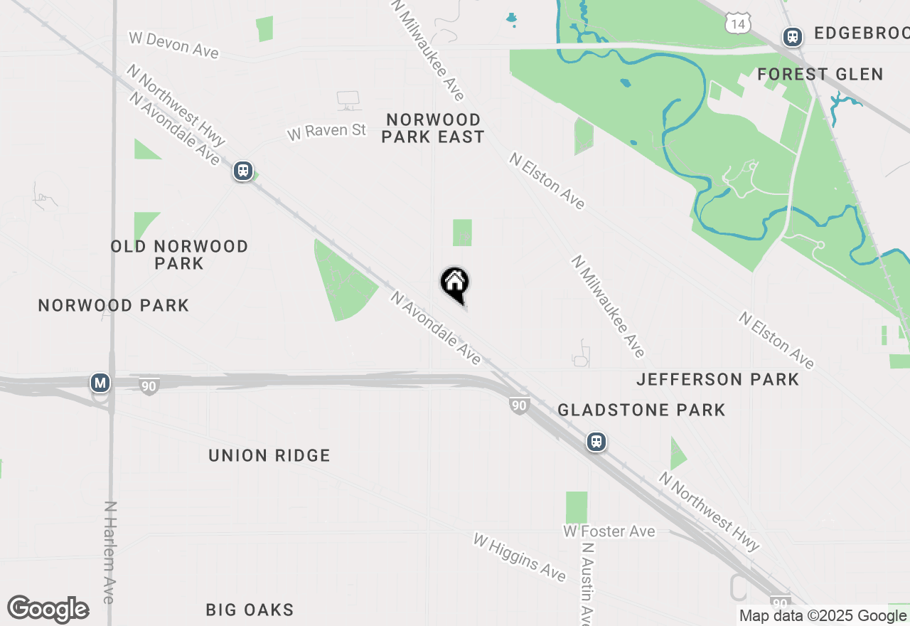 Map of 5725 N Northwest Highway, Chicago, IL 60630