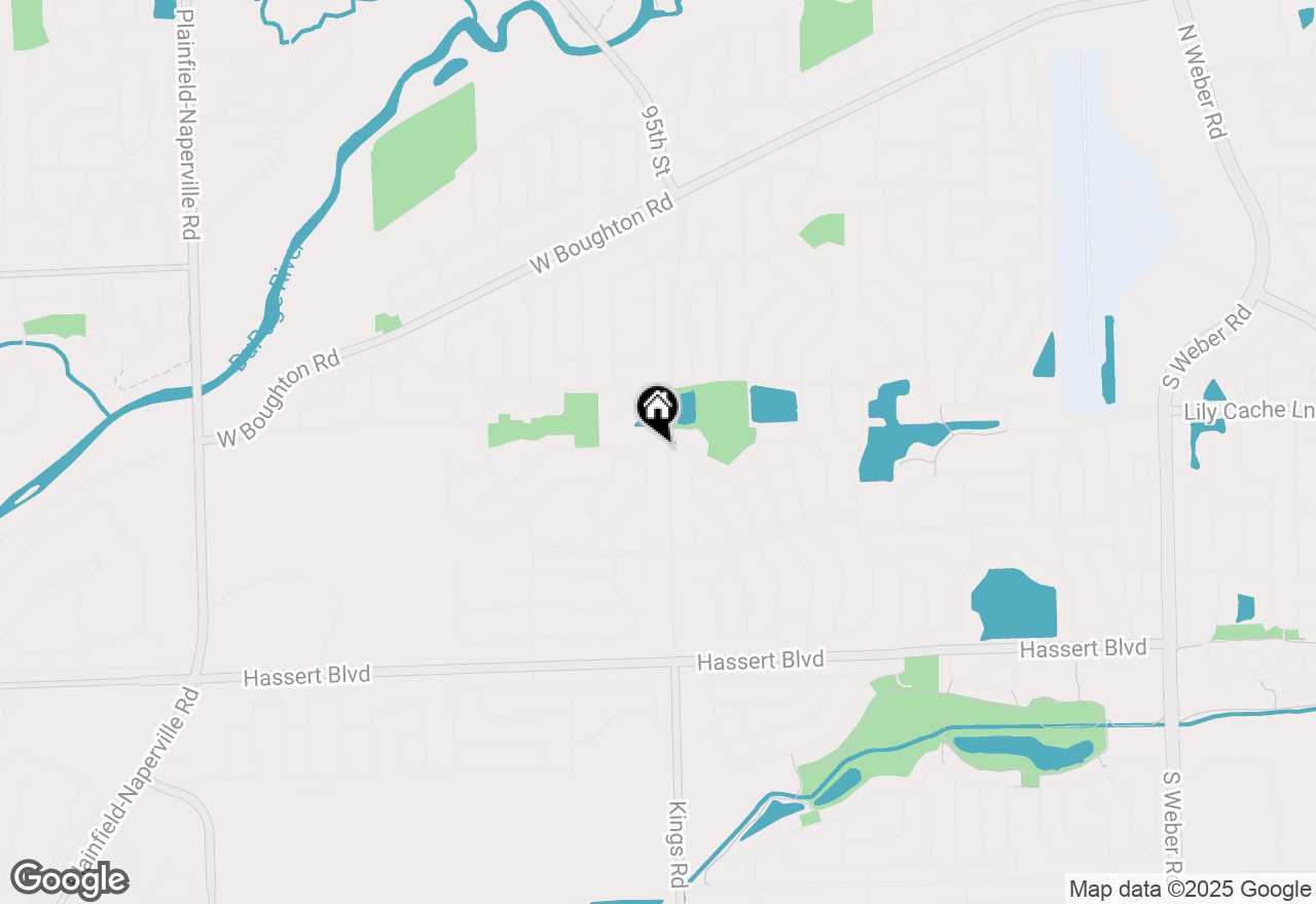 Map of 5 Player Court, Bolingbrook, IL 60490