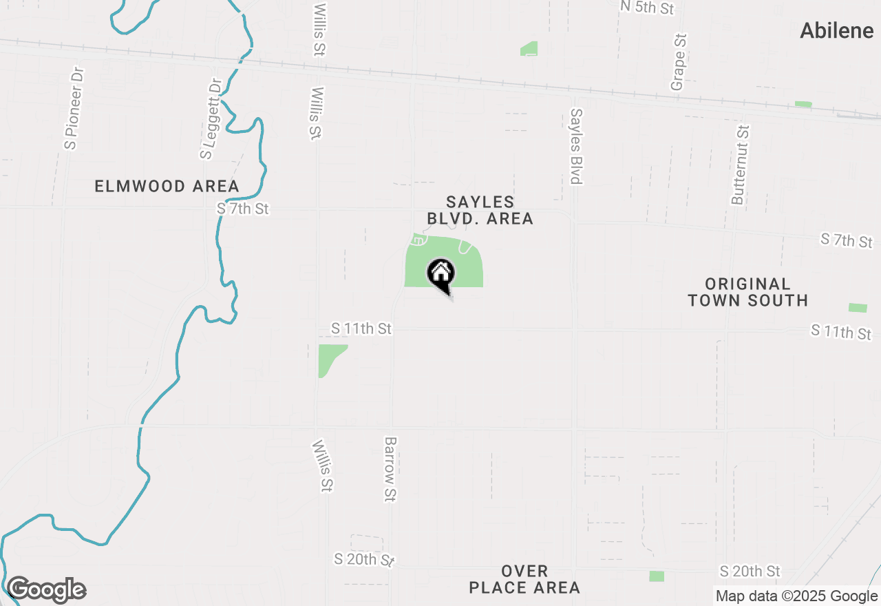 Map of 2818 S 10th Street, Abilene, TX 79605