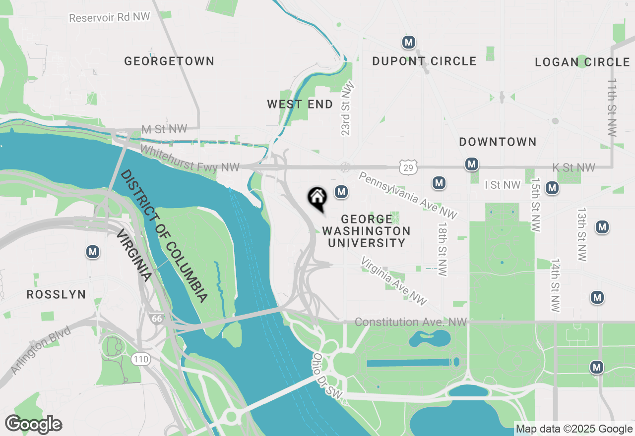 Map of 2475 Virginia Avenue Nw #930, Washington, DC 20037