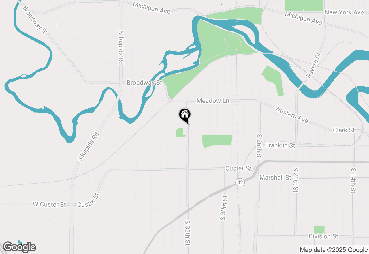 Map of 3503 Forest Cir, Manitowoc, WI 54220