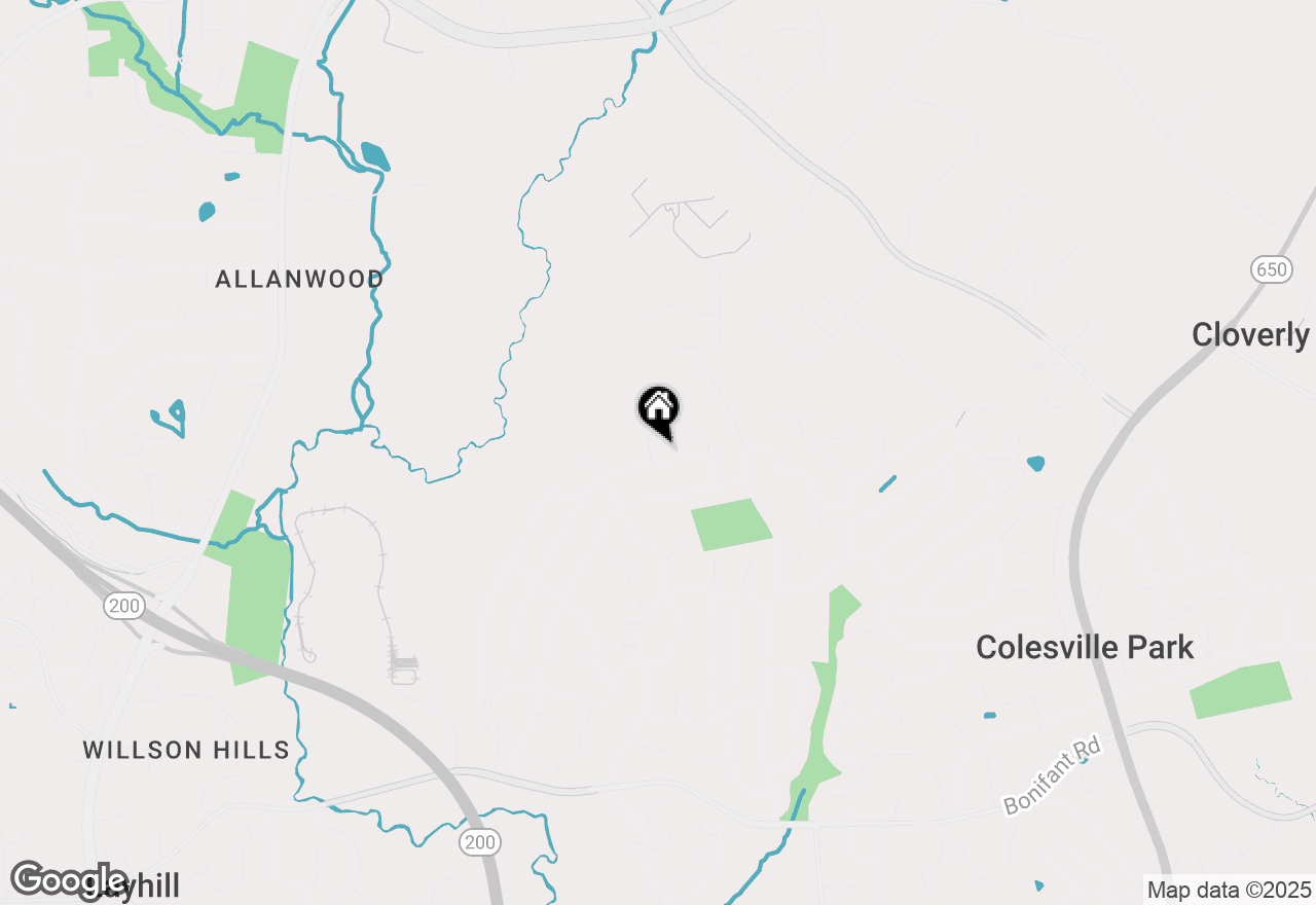 Map of 14820 Silverstone Drive, Silver Spring, MD 20905