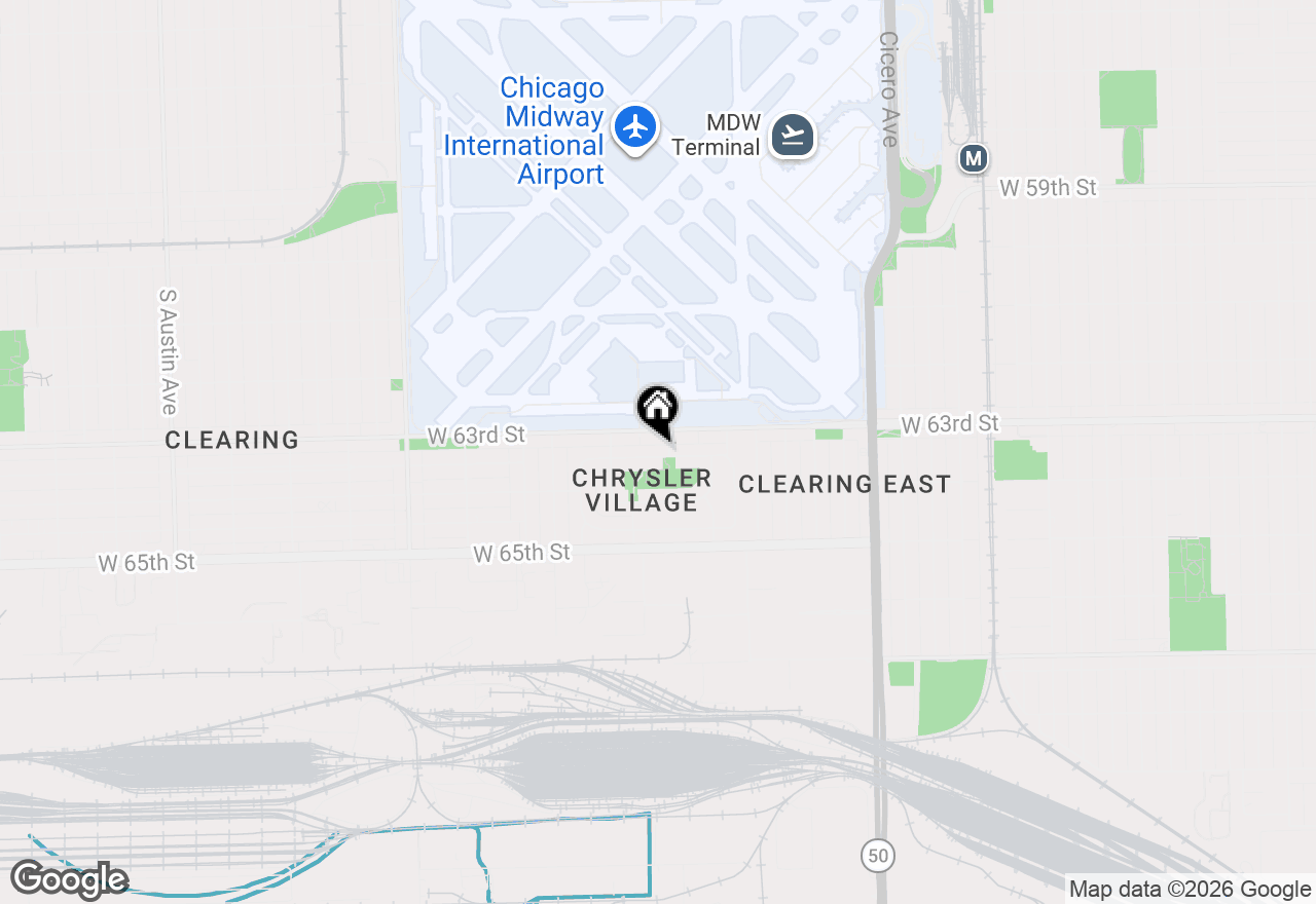 Map of 5156 W 63rd Place, Chicago, IL 60638