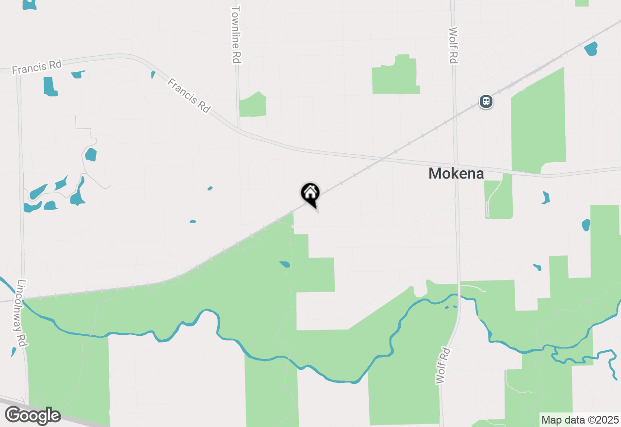 Map of 20120 W Brightway Drive, Mokena, IL 60448