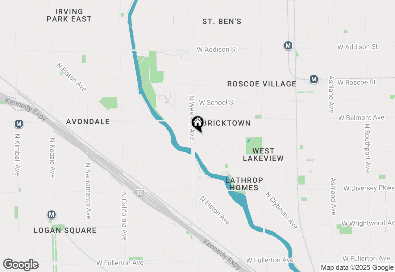 Map of 2344 W Barry Avenue #1, Chicago, IL 60618